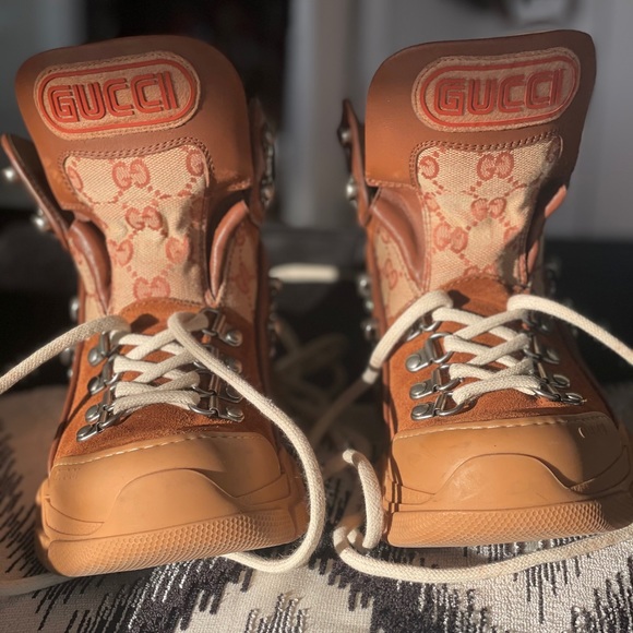 Gucci Womens Flashtrek Trekking Boots 